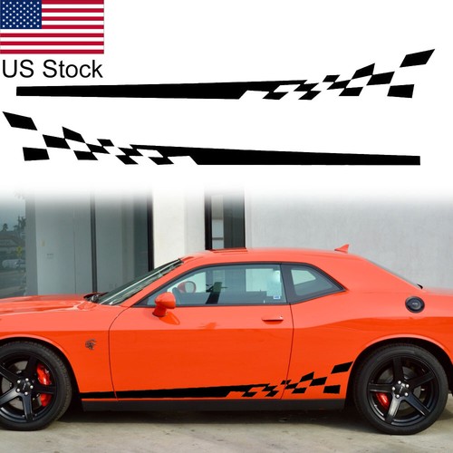 2pcs black racing flag - racing,