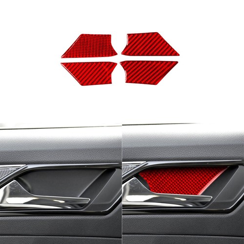 Red carbon fiber - interior, door